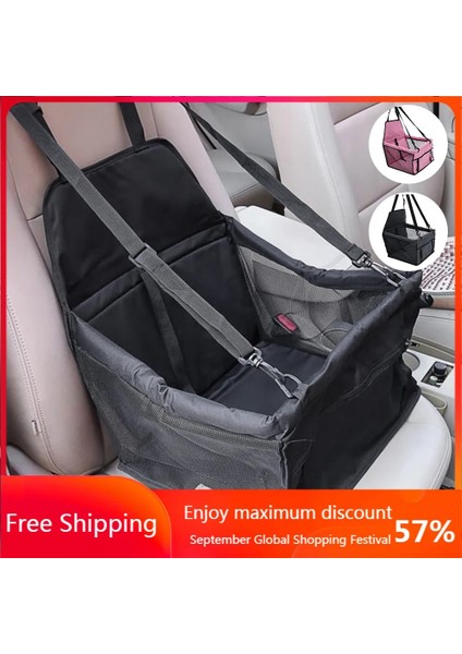 PEMBE40 x 30 x 25 cm Stili Pet Köpek Kedi Koltuğu Taşıma Çantası Oxford Nefes Katlanabilir Kemerli Araba Koruyucu Örgü Kutusu Köpek Uyku Yatağı Açık Çanta (Yurt Dışından) fiyatları