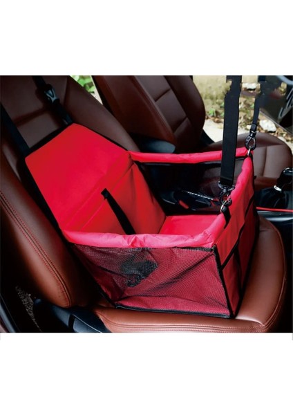 Kırmızı Stil 40X35X25CM Su Geçirmez Oxford Pet Taşıyıcılar Köpek Araba Koltuğu Örtüsü Katlanır Hamak Mat Köpekler Kediler Taşıma Için Taşıma Emniyet Kemeri Yastığı (Yurt Dışından)