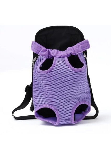 Mor1 Tarzı Xl Beden Örgü Pet Köpek Taşıyıcı Çanta Kılıfı Açık Seyahat Pet Köpek Oxford Tek Omuz Çantası Sling Konfor Seyahat Tote Omuz Çantası (Yurt Dışından)