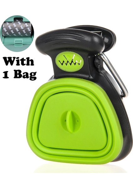 F Stili S Beden Köpek Pet Seyahat Katlanabilir Pooper Scooper, 1 Rulo Ayrıştırılabilir Çantalar Poop Scoop Clean Pick Up Excreta Cleaner Epacket G (Yurt Dışından)