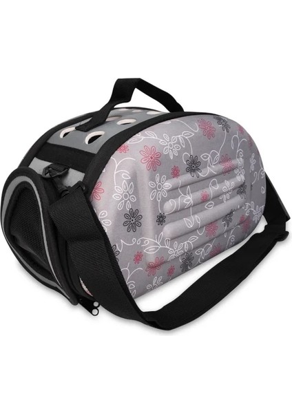 Gri S Stili Katlanabilir Köpek Taşıma Çantası Seyahat Pet Nefes Omuz Çanta Taşınabilir Katlanır Pet Kafes Kedi Köpek Domuz Hamster Için Taşıma Çantaları (Yurt Dışından)