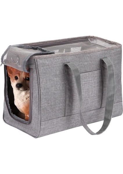 Haki Stili 39X28X19CM Nefes Pet Köpek Taşıma Çantası Taşınabilir Pet Köpek Seyahat Örgü Çanta Sırt Çantası Küçük Catuahua Yorkie Için Açık Omuz Çantası (Yurt Dışından) modelleri
