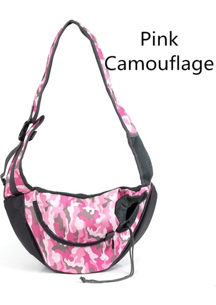 Kamuflaj Pembe Tarzı L Beden Taşınabilir Örgü Köpek Çantası Nefes Köpek Sırt Çantası Katlanabilir Büyük Kapasiteli Kedi Taşıma Çantası Taşınabilir Açık Seyahat Evcil Hayvan Taşıyıcı (Yurt Dışından)
