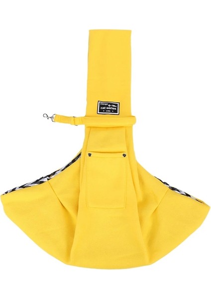 A-Sarı Tarzı Kedi Taşıma Çantası Köpek Taşıma Çantası Pet Sırt Çantası Yavru Kedi Taşıyıcı Sling Konfor Açık Ayarlanabilir Blet Omuz Çantaları (Yurt Dışından)