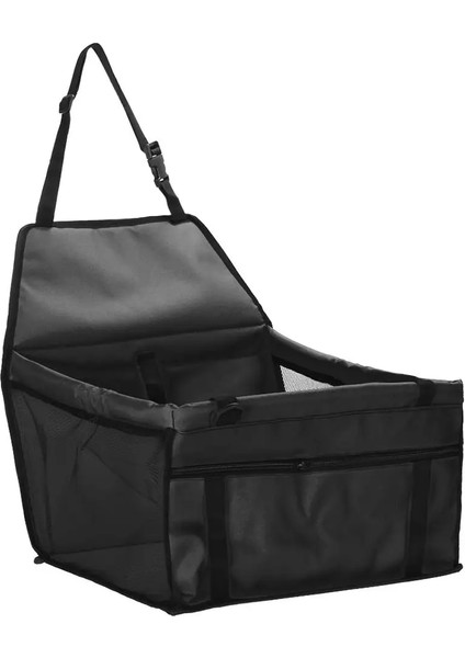 Siyah Stil Pet Köpek Araba Koltuğu Çantası Su Geçirmez Köpek Mat Sepeti Katlanır Hamak Pet Taşıyıcı Küçük Köpek Kedi Güvenliği Seyahat Mesh Için Asılı Çanta (Yurt Dışından)