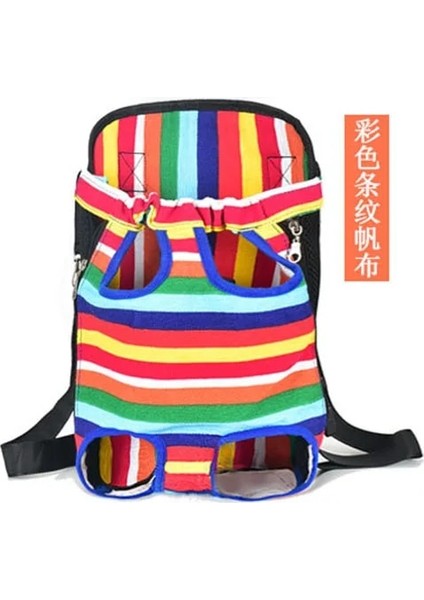 Renkli Stil S Beden Köpekler Için Pet Taşıyıcı Yavru Köpek Taşıyıcı Ayarlanabilir Sırt Çantası Açık Seyahat Pet Ürünleri Küçük Köpekler Için Omuz Çantaları Kedi Malzemeleri (Yurt Dışından)