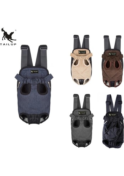 Kot Mavi Tarzı L Beden Taılup Yeni Pamuklu Denim Malzeme Pet Bacakları Dışarı Ön Carrierbag Köpek Taşıyıcı Perakende Sırt Çantası Köpek Çantası (Yurt Dışından) fırsatları