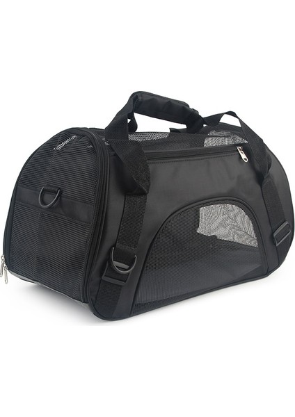 Siyah Stil L Beden Köpek Çantaları Taşınabilir Köpek Taşıma Çantası Mesh Küçük Köpekler Için Nefes Alabilir Taşıma Çantaları Katlanabilir Kediler Çanta Seyahat Pet Çanta Taşıma Çantası (Yurt Dışından)