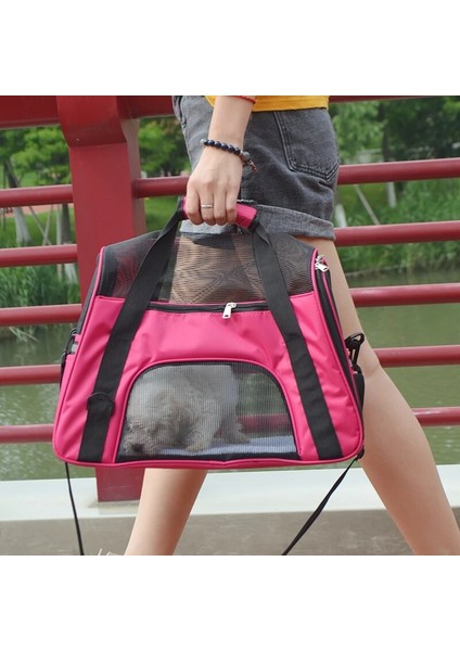 Siyah Stil L Beden Köpek Çantaları Taşınabilir Köpek Taşıma Çantası Mesh Küçük Köpekler Için Nefes Alabilir Taşıma Çantaları Katlanabilir Kediler Çanta Seyahat Pet Çanta Taşıma Çantası (Yurt Dışından) indirimleri