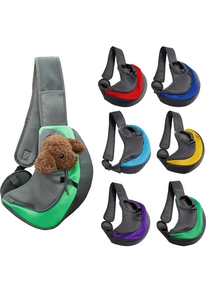 Siyah Stil S Beden Pet Köpek Kedi Sling Taşıyıcı Nefes Seyahat Güvenli Sling Çanta Yavru Yavru Kedi Açık Mesh Oxford Tek Rahat Çantapet Sırt Çantası (Yurt Dışından) fiyatları