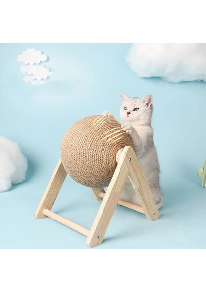 S Tarzı Kedi Tırmalama Topu Oyuncak Yavru Kedi Sisal Halat Top Oyuncaklar Kediler Kurulu Taşlama Paws Scratcher Aşınmaya Dayanıklı Pet Mobilya Malzemeleri (Yurt Dışından) modelleri