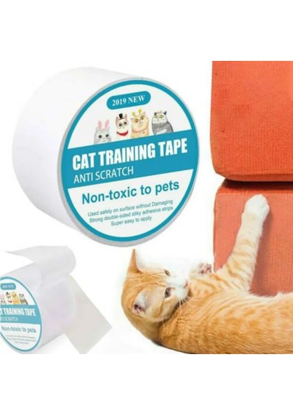 Genişlik 6.35CM Stili Uzunluk 3m 10M Çizik Caydırıcı Bant Temizle Çift Taraflı Kedi Eğitim Bandı Koruma Kanepe Kedi Tırmalama Bandı Mobilya Koruyucu Anti-Scratch (Yurt Dışından) fiyatları