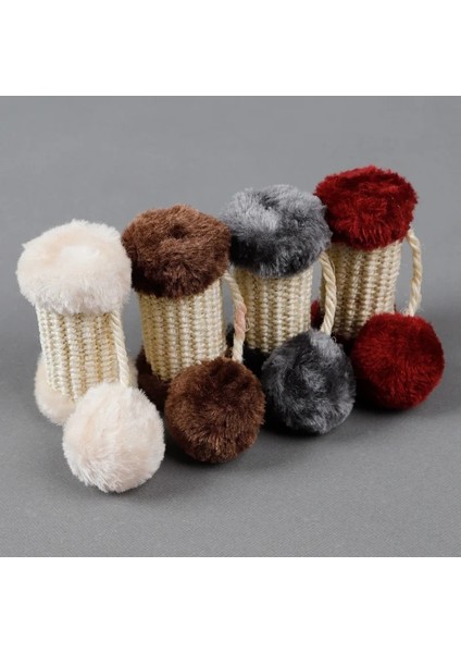 Bordo Tarzı 10CM Kedi Scratcher Kediler Için Tırmalama Direği Egzersiz Çan Topu ile Interaktif Kedi Oyuncak Kanepe Koruyucu Mobilya Kediler Tırmalama Pet (Yurt Dışından) fırsatları