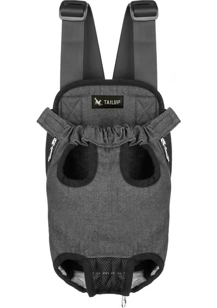 Kot Siyah Tarzı L Beden Taılup Yeni Pamuklu Denim Malzeme Pet Bacakları Dışarı Ön Carrierbag Köpek Taşıyıcı Perakende Sırt Çantası Köpek Çantası (Yurt Dışından)