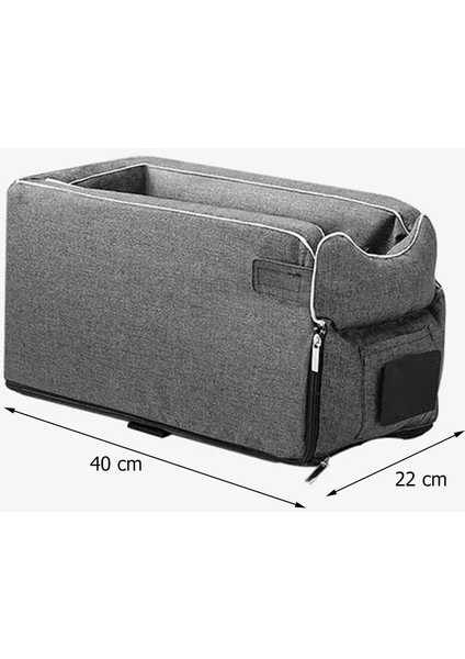 Bir Stil Emniyet Kemerleri ile Pet Araba Çanta Pedi Güvenli Taşıma Ev Kediler ve Köpek Seyahat Araba Aksesuarları Çıkarılabilir Anti-Kirli Koltuk Yuva Sepeti (Yurt Dışından)