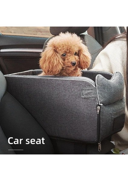 Bir Stil Emniyet Kemerleri ile Pet Araba Çanta Pedi Güvenli Taşıma Ev Kediler ve Köpek Seyahat Araba Aksesuarları Çıkarılabilir Anti-Kirli Koltuk Yuva Sepeti (Yurt Dışından) fırsatları