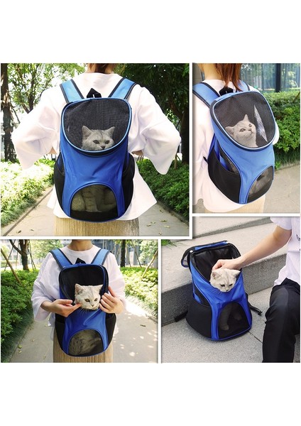 Açık Mavi Tarzı S 30X24X33CM Pet Kedi Taşıyıcı Sırt Çantası Nefes Kedi Seyahat Açık Omuz Çantası Küçük Köpekler Kediler Için Taşınabilir Ambalaj Pet Malzemeleri Taşıma (Yurt Dışından) modelleri