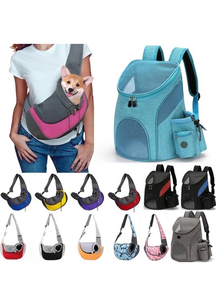 Pembe Tarzı S Beden Açık Pet Seyahat Çift Sırt Çantası Katlanabilir Kedi ve Köpek Pet Kutusu Evcil Hayvan Malzemeleri Seyahat Moda Pet Taşıma Ön Çanta Sling Çanta (Yurt Dışından)