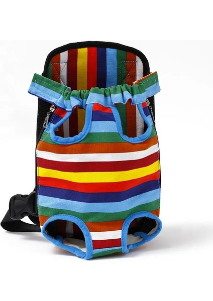 Gökkuşağı Renkleri Stili S Beden Nefes Açık Pet Köpek Taşıyıcı Sırt Çantası Kamuflaj Seyahat Ürünleri Çantaları Küçük Köpek Kedi Chihuahua Teddy Mesh Sırt Çantası (Yurt Dışından)