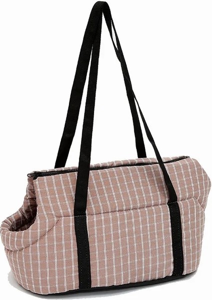 Pembe Ekose Tarzı 39X20X22 cm Yumuşak Pet Köpek Omuz Çantaları Korumalı Taşıma Sırt Çantası Açık Pet Köpek Taşıyıcı Yavru Küçük Köpekler Için Seyahat (Yurt Dışından) modelleri