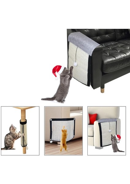 40X29 Cm'lik Bir Stil Kedi Yavrusu Tırmığı Tahtası Pedi Sisal Oyuncak Kanepe Mobilya Koruyucu Kedi Pençesi Bakım Ürünü Kediler Scratcher Pençe Pedi Görünmez Tırnaklı (Yurt Dışından) fiyatları