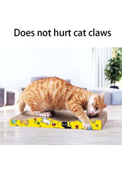 C Stili Büyük Pet Kedi Tırmalama Oluklu Mukavva Taşlama Pençe Plaka Catnip Kağıt Ped Tırmanma Çerçeve Kazıyıcı Mat Kedi Oyuncak Tırmalama (Yurt Dışından) fırsatları