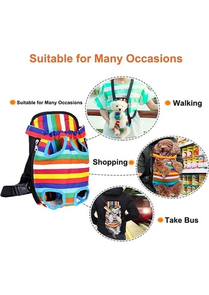 No.2 Tarzı M Beden Köpekler Için Taşıyıcı Pet Köpek Taşıyıcı Sırt Çantası Örgü Açık Seyahat Ürünleri Küçük Köpek Kediler Için Nefes Alabilir Omuz Çantaları (Yurt Dışından) indirimleri