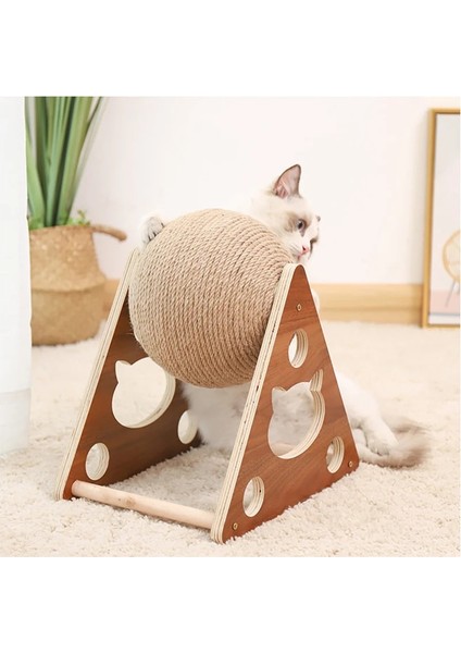 B Tarzı M Beden Olmayan Kedi Tırmalama Topu Oyuncak Yavru Kedi Sisal Halat Top Tahtası Taşlama Paws Oyuncaklar Scratcher Aşınmaya Dayanıklı Pet Mobilya Malzemeleri (Yurt Dışından) fırsatları