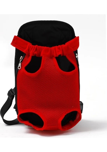 Kırmızı Örgü Stili Xl 6kg-9kg Prettybetter Taşınabilir Açık Kedi Köpek Çantası Pet Nefes Sırt Çantası Yavru Küçük Köpek Seyahat Çantası Için Seyahat Taşıyıcı Kedi Taşıyıcı (Yurt Dışından)