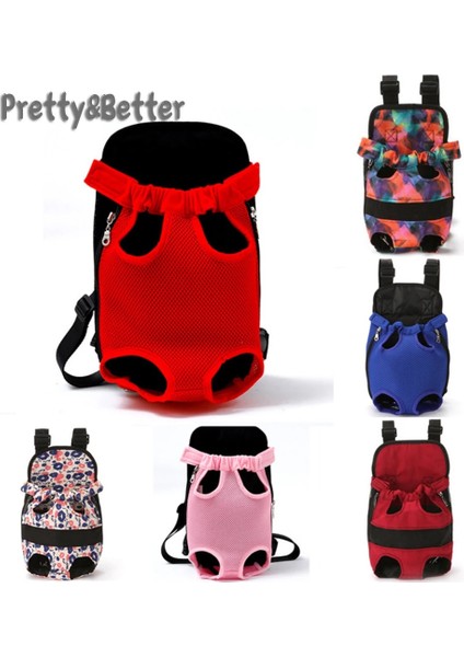 Kırmızı Örgü Stili Xl 6kg-9kg Prettybetter Taşınabilir Açık Kedi Köpek Çantası Pet Nefes Sırt Çantası Yavru Küçük Köpek Seyahat Çantası Için Seyahat Taşıyıcı Kedi Taşıyıcı (Yurt Dışından) fiyatları