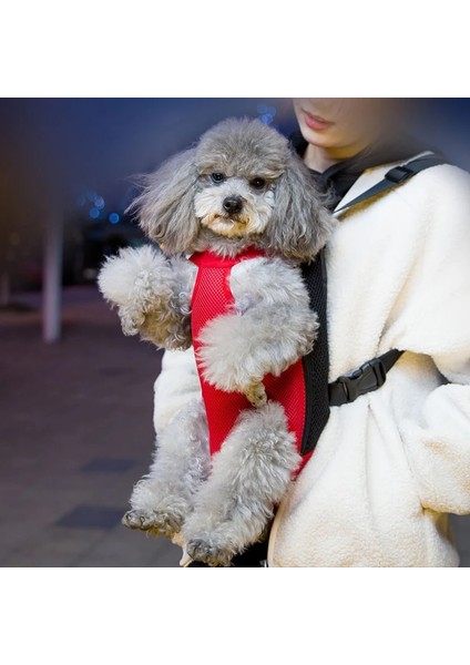 Kırmızı Örgü Stili Xl 6kg-9kg Prettybetter Taşınabilir Açık Kedi Köpek Çantası Pet Nefes Sırt Çantası Yavru Küçük Köpek Seyahat Çantası Için Seyahat Taşıyıcı Kedi Taşıyıcı (Yurt Dışından) fırsatları