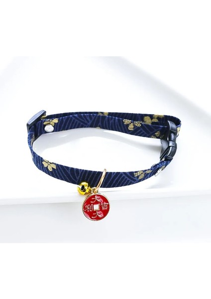 Tongbi Tarzı 18-32 cm Yeni Çin Tarzı Kedi Köpek Tasması Ayarlanabilir Pet Şanslı Sağlık Nimet Yaka Kolye Nakış Baskı Yavru Köpek Aksesuarları (Yurt Dışından)