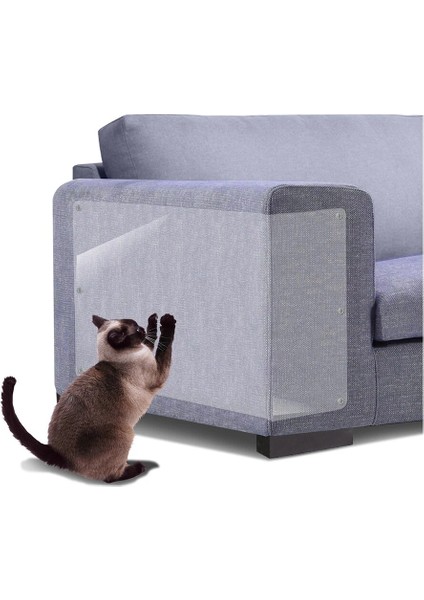 4 Parça Tarzı 14X48CM At Kazıyıcı Dayanıklı Etiket Bant Kedi Tırmalama Direği Mobilya Kanepe Kanepe Koruyucu Anti Pedler Için Pençe Pençe Scratcher Kedi (Yurt Dışından) fiyatları