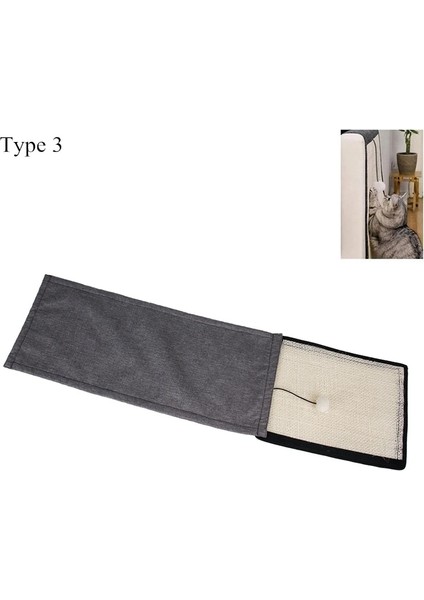 No.3 Tarzı S Beden Kedi Yavrusu Tırmalama Tahtası Mobilya Koruma Pedi Sisal Scratcher Mat Pençeleri Bakımı Kedi Oyuncak Kanepe Tırmalama Sonrası Koruyucu (Yurt Dışından)