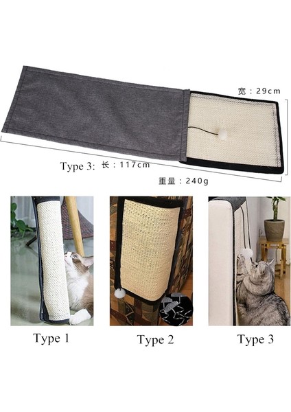 No.3 Tarzı S Beden Kedi Yavrusu Tırmalama Tahtası Mobilya Koruma Pedi Sisal Scratcher Mat Pençeleri Bakımı Kedi Oyuncak Kanepe Tırmalama Sonrası Koruyucu (Yurt Dışından) fırsatları