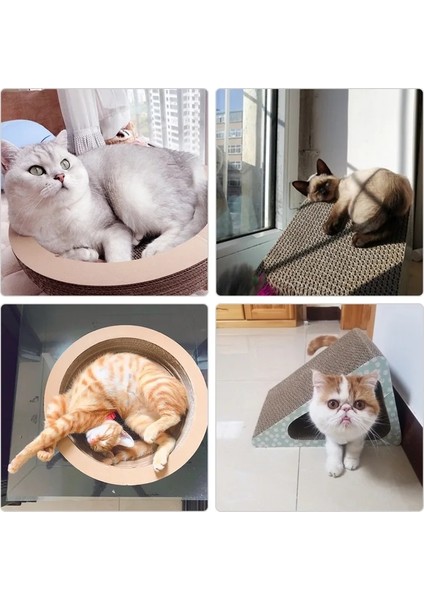 S Şekli Balık Stili Kedi Tırmalama Oluklu Kağıt Scratch Board Scratch Pad Kedi Scratcher Catnipli Yavru Kediler Için Pet Ürünleri Topları Oyuncaklar (Yurt Dışından) indirimleri
