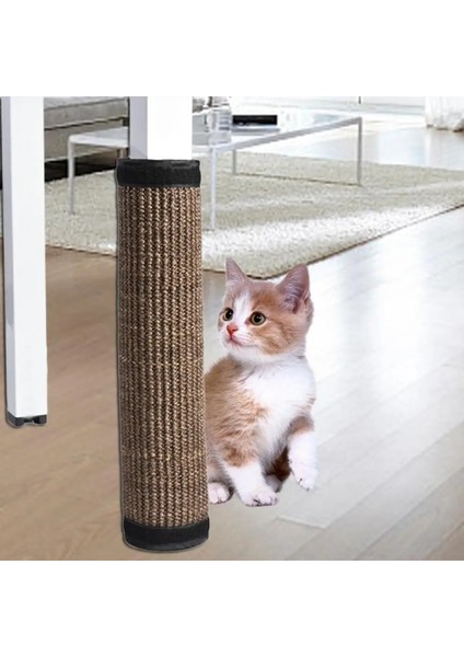 Koyu Gri Tarzı A Kedi Yavrusu Tırmalama Tahtası Ped Mobilya Sisal Scratcher Mat Masa Sandalye Korumak Kanepe Bacaklar Mat Tırmalama Direği Pençeleri Bakım Korumak (Yurt Dışından)