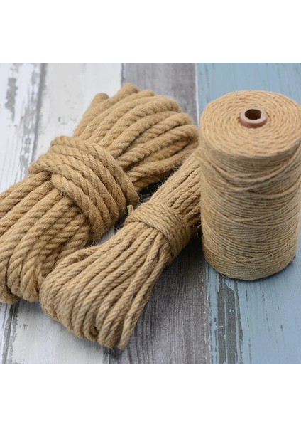 20 Metre Tarzı 8mm Sisal Halat Kedi Ağacı Dıy Tırmalama Sonrası Oyuncak Kedi Tırmanma Çerçevesi Yedek Halat Masa Bacakları Kedi Keskinleştirmek Pençe Kedi Scratcher (Yurt Dışından)