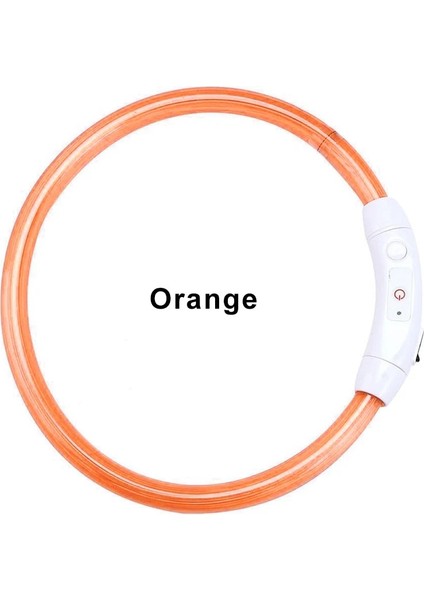 Pembe Tarzı 70CM USB Işıklı Evcil Hayvan Tasması Şarj Edilebilir Yanıp Sönen Gece Köpek Tasmaları LED Işık USB Şarj Köpek Tasması Parlayan Flaş Yaka Dropship (Yurt Dışından)