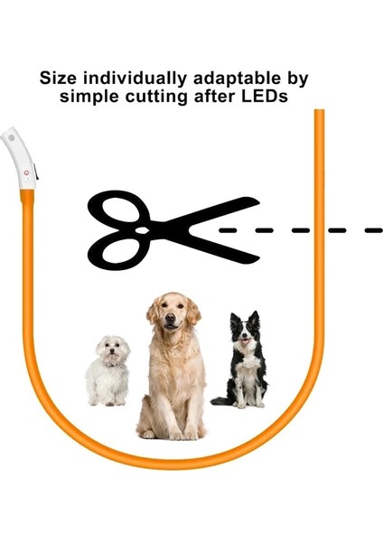 Pembe Tarzı 70CM USB Işıklı Evcil Hayvan Tasması Şarj Edilebilir Yanıp Sönen Gece Köpek Tasmaları LED Işık USB Şarj Köpek Tasması Parlayan Flaş Yaka Dropship (Yurt Dışından)