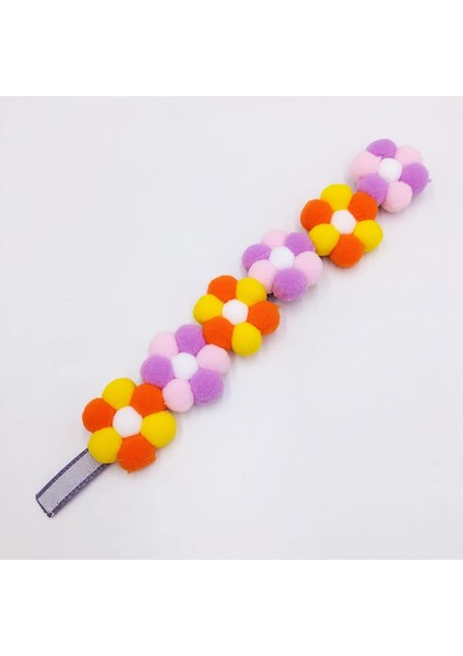 No.7 Tarzı S30-35CM Çiçek El Yapımı Köpek Kolye Renkli Yaka Kediler Için Gökkuşağı Manuel Kedi Yaylar Köpek Aksesuarları Yorkie Chihuahua Yılbaşı Hediyeleri (Yurt Dışından)