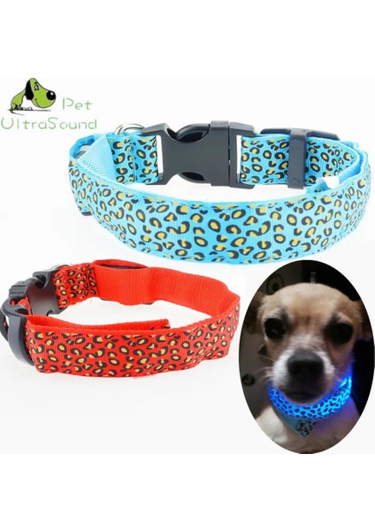 Beyaz Stil Xl Boyutu LED Leopar Köpek Yaka Aydınlık Gece Güvenlik Işığı Yanıp Sönen Parlayan Köpek Yaka Karanlıkta Mascotas Pet Köpek Kedi Köpek Tasmaları (Yurt Dışından) fiyatları