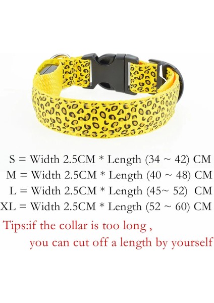 Beyaz Stil Xl Boyutu LED Leopar Köpek Yaka Aydınlık Gece Güvenlik Işığı Yanıp Sönen Parlayan Köpek Yaka Karanlıkta Mascotas Pet Köpek Kedi Köpek Tasmaları (Yurt Dışından) modelleri