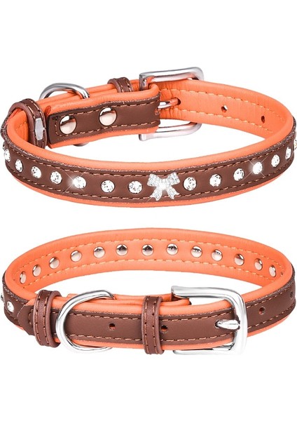 No.16 Stili Xs Boyutu Rahat Süet Fiber Kristal Köpek Tasması Glitter Rhinestone Köpek Tasmaları Çinko Alaşım Toka Yaka Küçük Köpekler Kediler Için Xs (Yurt Dışından) fırsatları