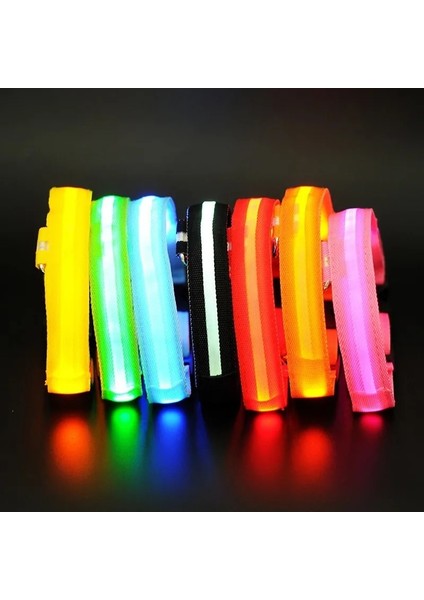 Sarı Stil L Boyutu LED Köpek Tasma ve Yaka Parlayan 3 Mod Pet Halat Gece Güvenliği Küçük Orta Büyük Köpekler Için Ayarlanabilir Naylon Kurşun Işıklı Yaka (Yurt Dışından) fırsatları