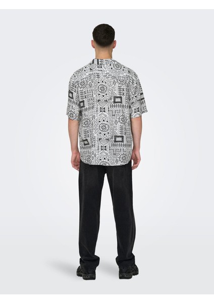Only&sons Erkek Rahat Kesim Desenli Yazlık Gömlek 22028514 fiyatları