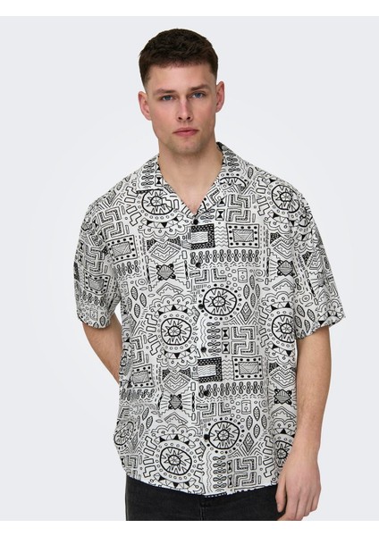 Only&sons Erkek Rahat Kesim Desenli Yazlık Gömlek 22028514 fırsatları