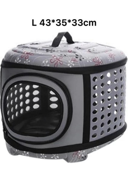 Gri L Tarzı Açık Pet Çanta Taşınabilir Pet Nefes Omuz Çantası Çanta Uzay Eva Kediler Köpekler Sırt Çantası Katlanır Seyahat Omuz Çantası Kediler Köpekler (Yurt Dışından)