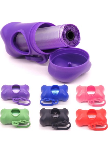 Mavi Stil Köpek Atık Torbası Tutucu Için Pet Atık Torbası Dağıtıcı - Plastik Çöp Torbası Dağıtıcı Taşıma Çantası ， Köpek Pet 10 Rulo Atık Poop Torbaları (Yurt Dışından) fiyatları