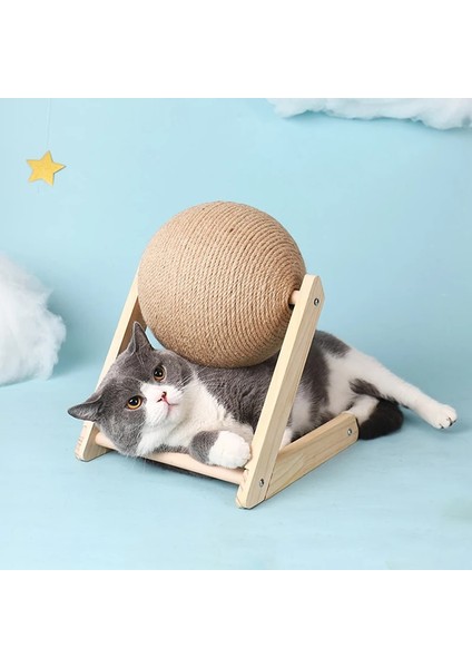Top-S Tarzı Kedi Tırmalama Topu Oyuncak Yavru Kedi Sisal Halat Top Oyuncaklar Kediler Kurulu Taşlama Paws Scratcher Aşınmaya Dayanıklı Pet Mobilya Malzemeleri (Yurt Dışından) fiyatları